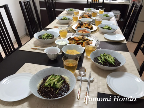 韓国料理教室　ジャージャー麺