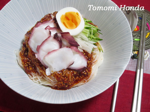 ナスラックキッチン　タコのビビンそうめん