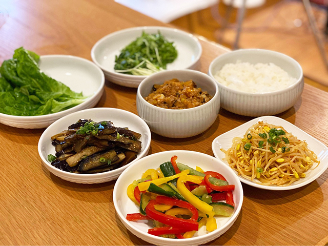 ３種類のナムルとカンテンジャンで野菜たっぷりおうちごはん ２回目のオンライン韓国料理教室が終わりました 韓国料理 研究家 聞慶市観光広報大使 本田朋美 ほんだともみ のつながるハングル