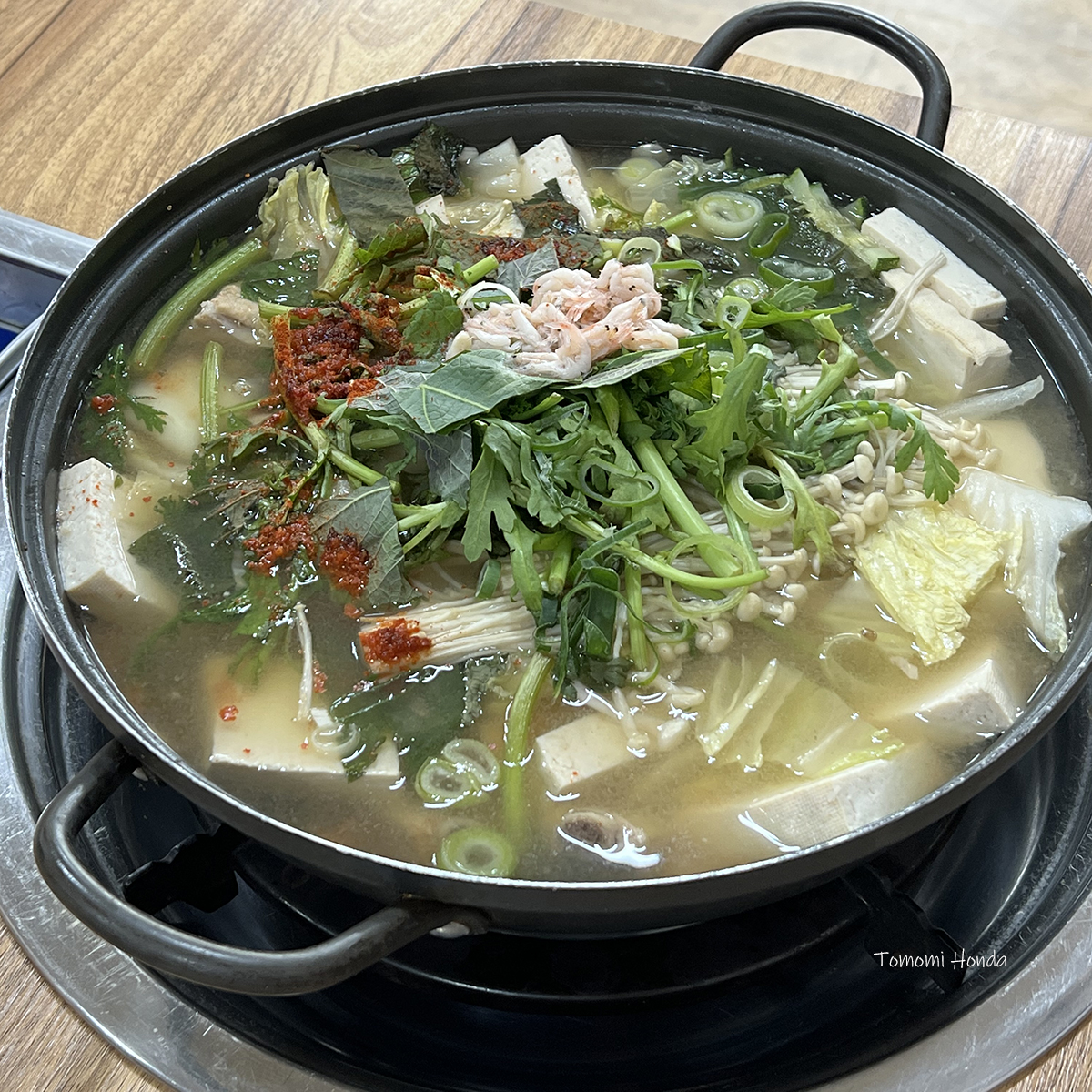 江華島豚肉とアミの塩辛の鍋