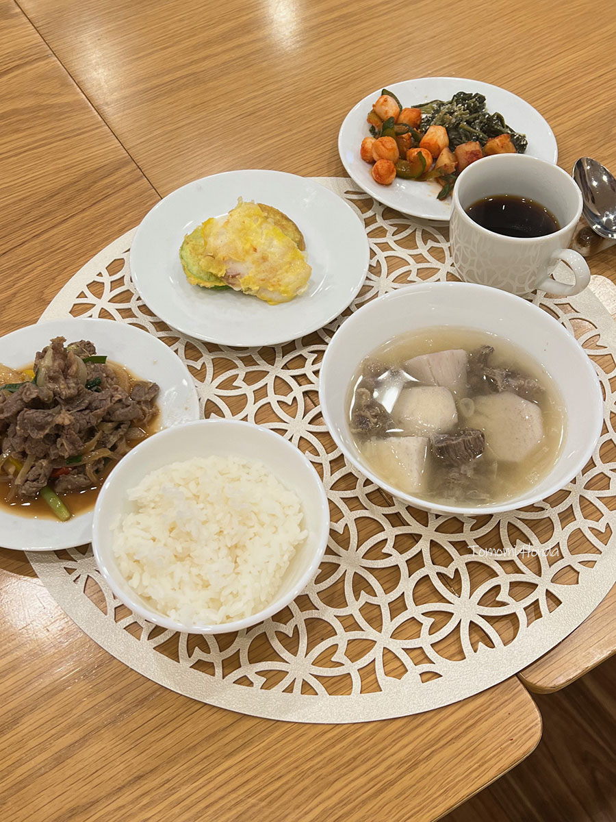 ソンピョンワークショップ 食事