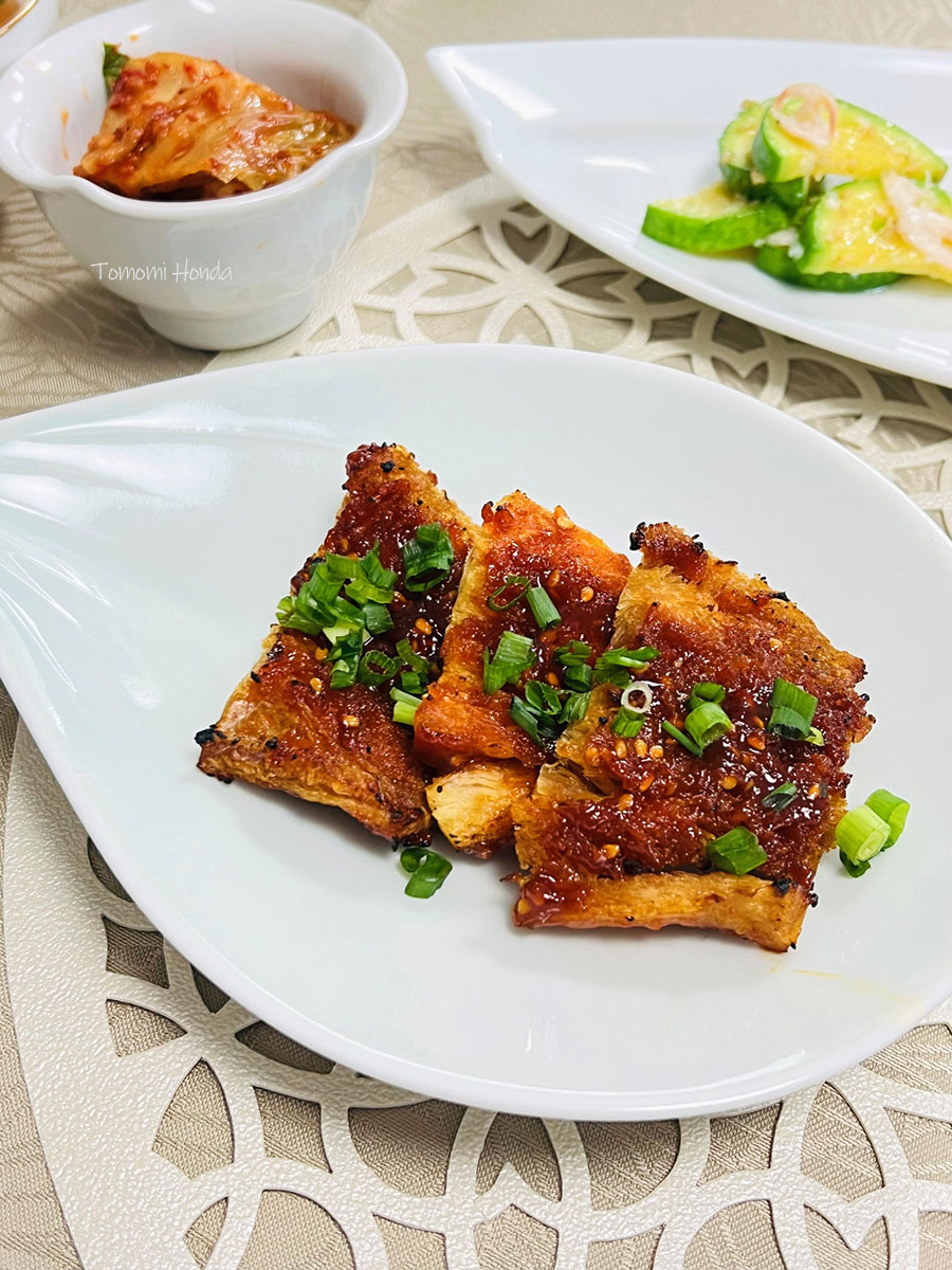 韓国料理ディプロマレッスン 干し鱈焼き