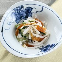 ナスラックキッチン 大根と干し柿の酢ナムル