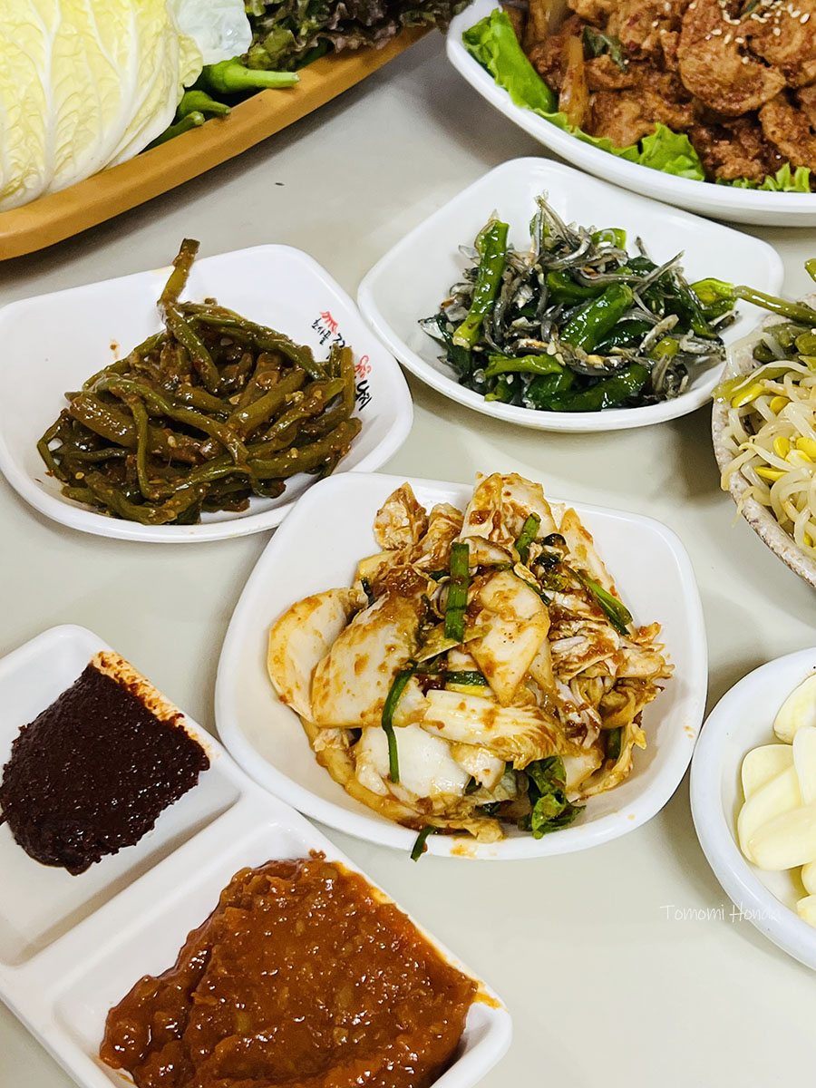 新堂 トソクポリパプ おかずパンチャン