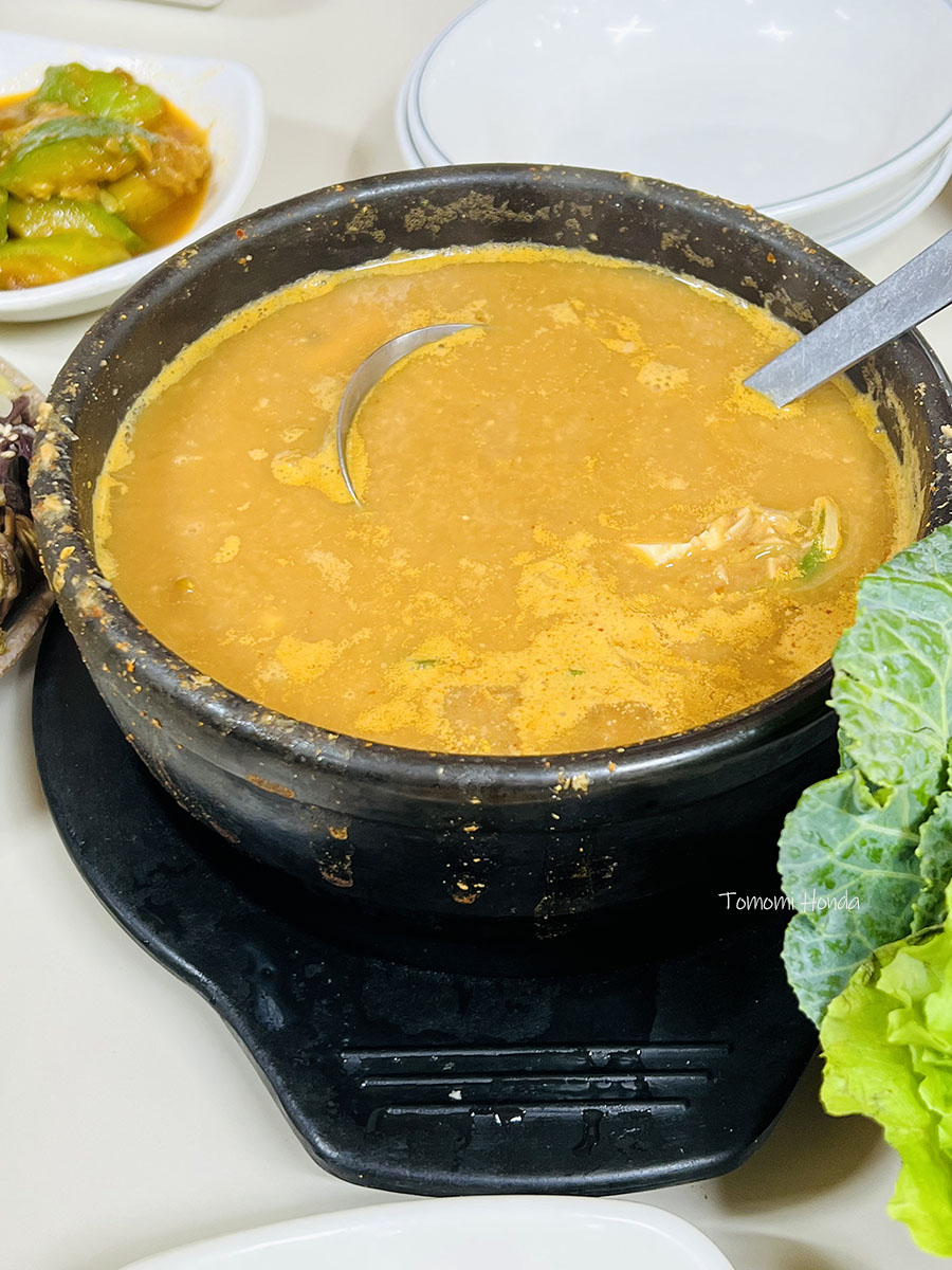 新堂 トソクポリパプ 納豆チゲ